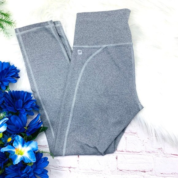 Fabletics Pants - |•FABLETICS•| 3/4 Crop Grey Running Tights